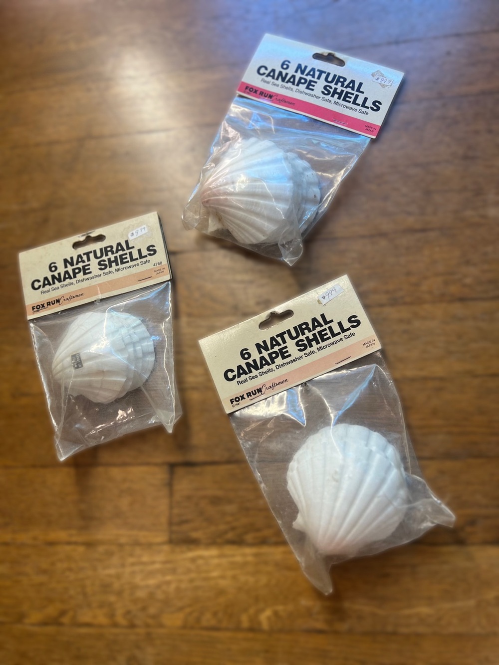 Natural Canape Shells
